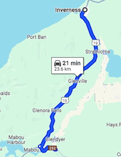 Inverness to Hillsborough Glendyre hall